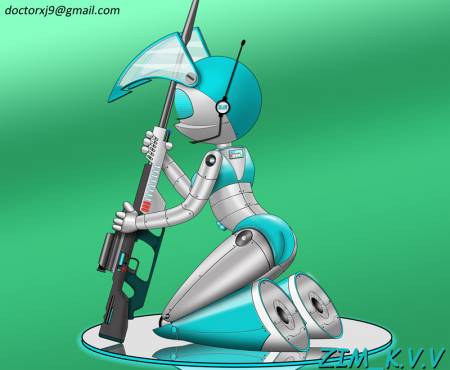 голая девочка робот